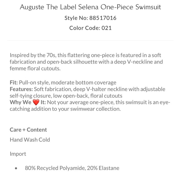 August the label one piece - Picture 4 of 4